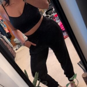 Women's Black Joggers
